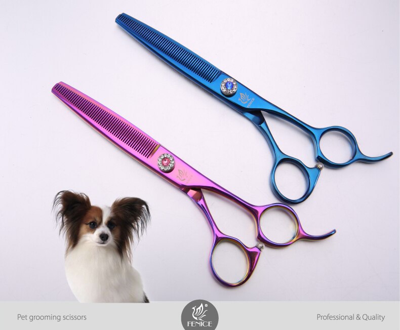 Fenice Professionele Roestvrij Staal 6.5 Inch Dunner Schaar Voor Pet Dog Grooming Dunner Dunner Tarief 35%