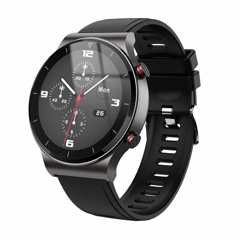 Montre connectée i19, Bracelet de sport, Fitness, étanche IP67, 1,3 pouces, Bluetooth, appel téléphonique, connexion TWS, casque, lecture de musique MP3: Black Silica