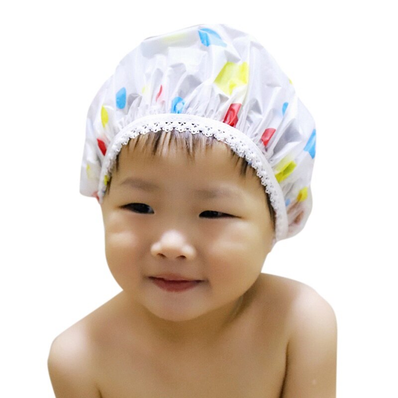 1/5/10 Pcs Kinderen Waterdichte Cap Verstelbare Zachte Baby Douche Bad Voor Kinderen Hoofd Baby Shower Kind badmuts Shampoo Cap: A1