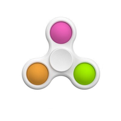 Simple Dimple Fidget Spinner Toys Anti Stress Relief Brain Toy Hand Fidget Toys For Kids Adults Early Educational Autism: 5-Plus
