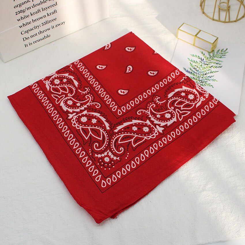 Bandana Vierkante Hoofd Hip Hop Zwart Sjaals Vrouwen Sport Bandana Haarband Sjaal Sport Hoofddeksels Zakdoek