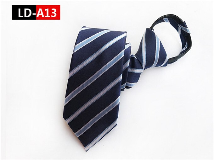 Scst merk rits stropdassen voor heren stropdas klassieke gestreepte print heren stropdas blauwe zakelijke feest stropdas gravate  a108: A13