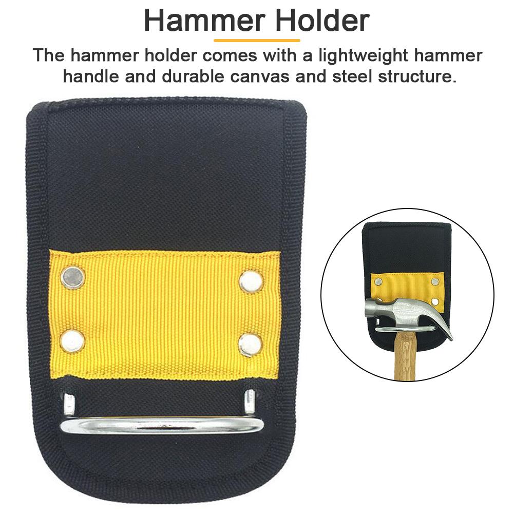 Waist Tool Bag Hammer Holder Lightweight Heavy Duty Tool Holster With Steel Loop Waist Hanging Toolkit Hanger Bag #AW