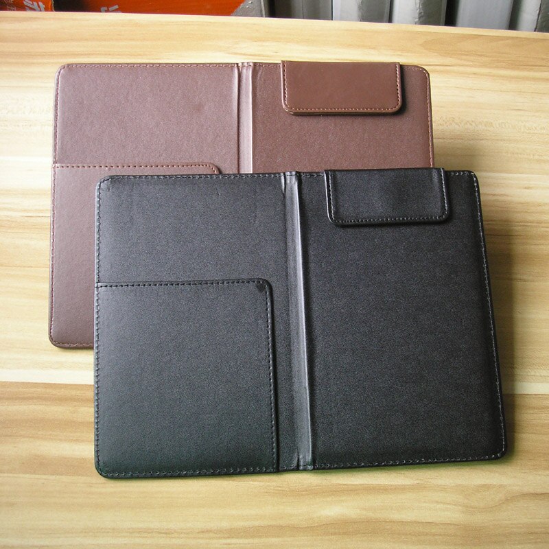 PU leather menu folder cover menus holder organizer filing holders notepad folder cover accounts office hotel accessories