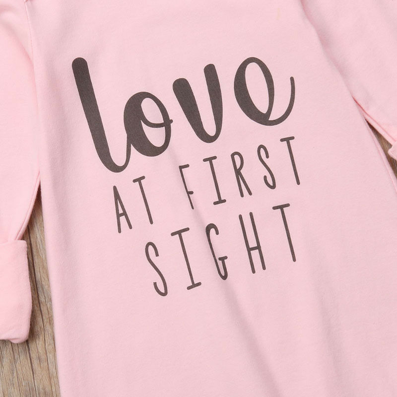 Neugeborenen Baby Mädchen Baumwolle Weich Nachthemden Swaddle Pyjama Kommen Heimat Outfits Schlaf Tragen Rosa Für 0-24Monate