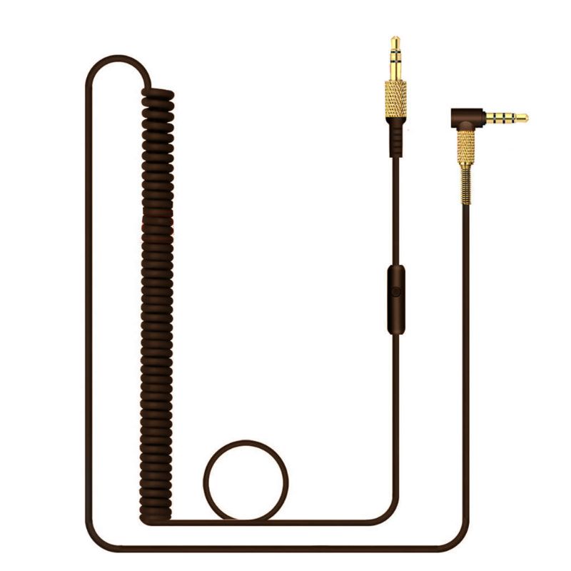 Udskiftning fjederkabel ledning linje til marshall major  ii 2 monitor bluetooth hovedtelefoner uden mikrofon med enkelt knap: 3