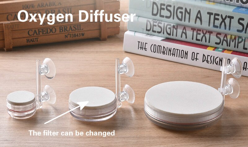 Oxygen Diffuser CO2 Air refiner fish tank pump nano air plate increasing sand head stone extremely fine bubble Stone Aquarium