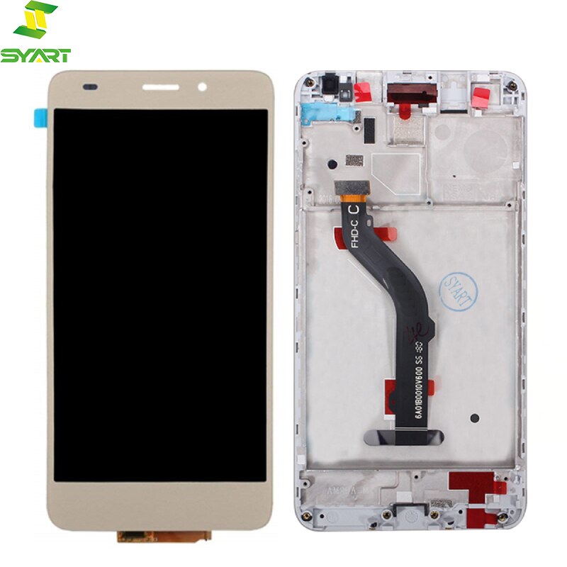 For Huawei Honor 5C LCD NEM-L21 NEM-L51 Screen For Huawei Honor 5C LCD Display Touch Screen Digitizer replacement parts frame: Gold With Frame