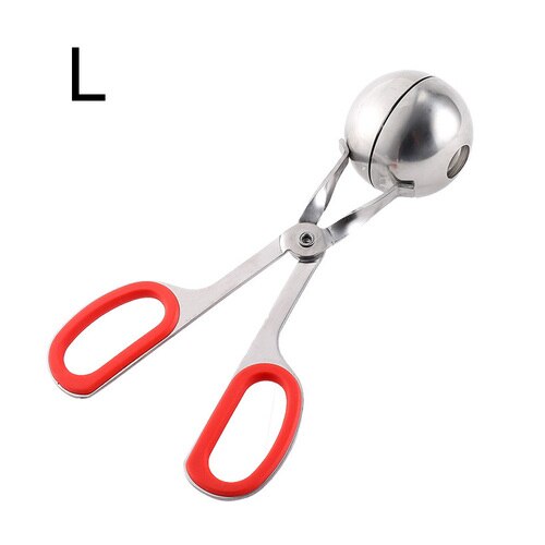 Gehaktballen Met Rubber Klemmen, Rvs Gehaktbal Klemmen, Gebruikt Voor Keuken Varkensvlees Rundvlees Gnocchi Machine Koken Gereedschap Gadgets: Red L