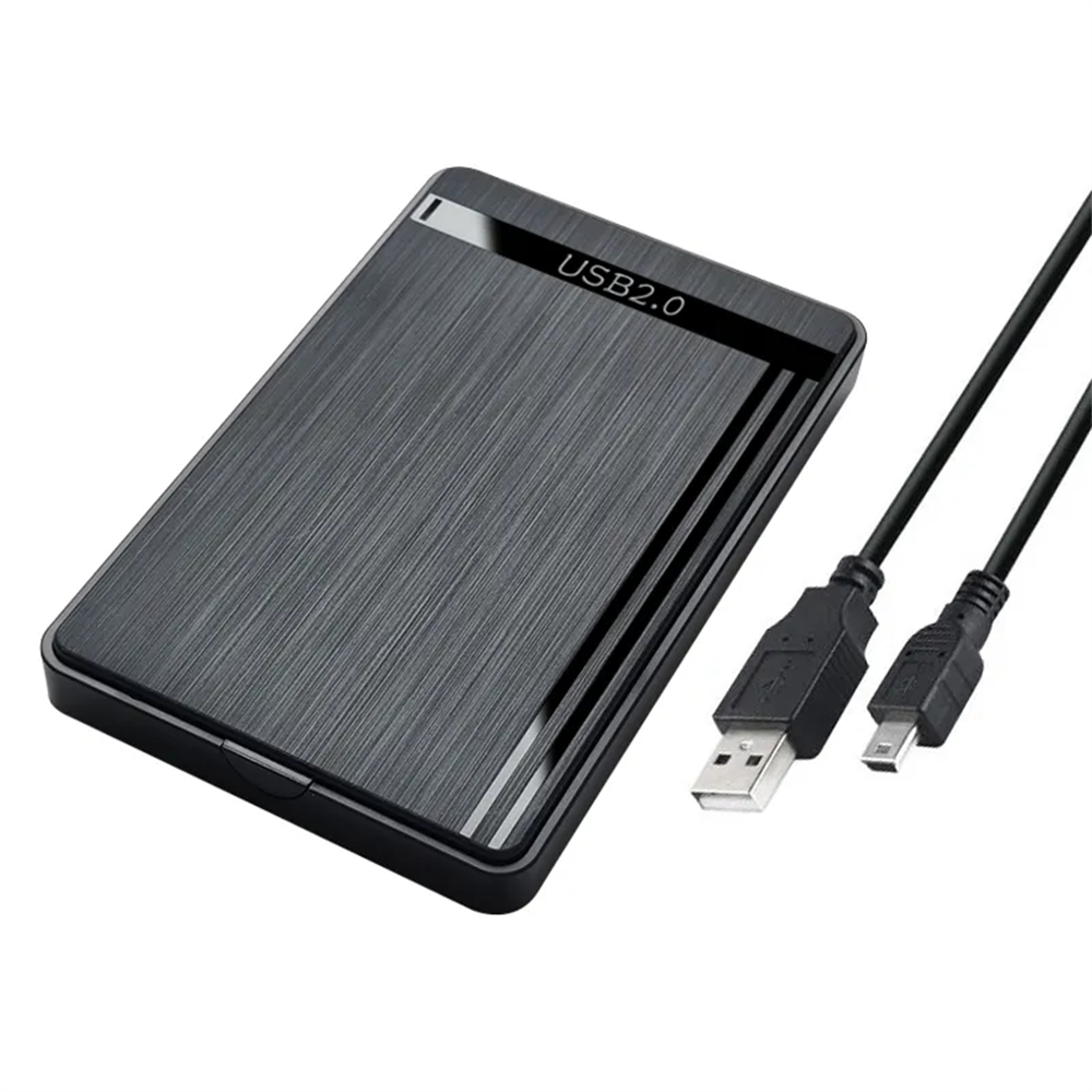 Obudowa dysku twardego 2,5" SATA na USB3.0 Obudowa mobilnego dysku twardego do pamięci masowej SSD Obudowa dysku twardego z kablem USB3.0/2.0 ABS: Złota