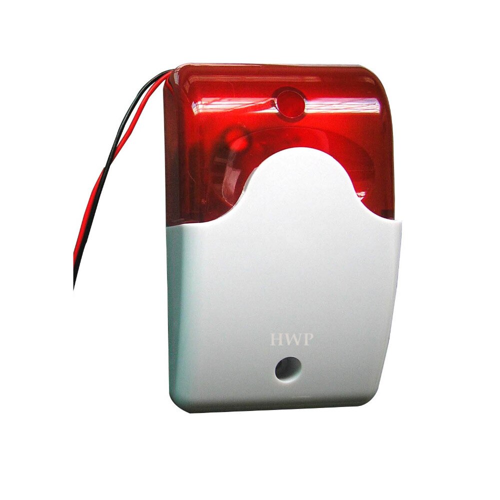 Sound and light alarm speaker Red Flashlight Speaker DC12V