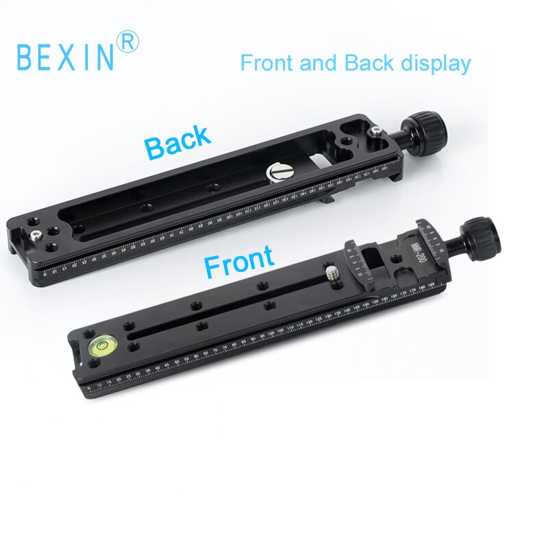 Slide Rail RRS long Quick Release plate Clamp Long-focus Zoom Lens Support Holder Bracket for Arca swiss Tripod camera ball head