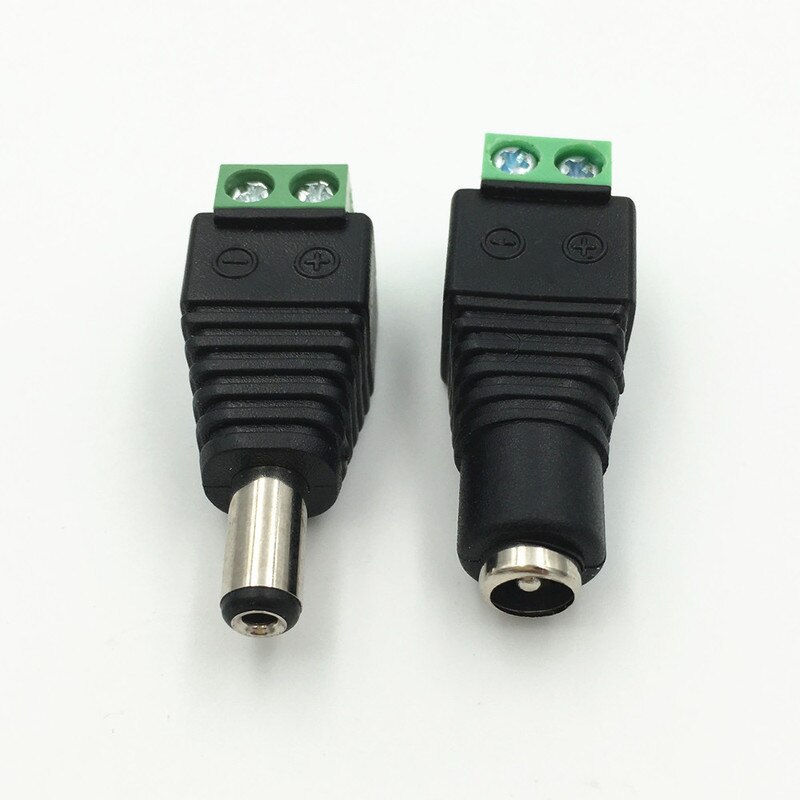 1Stck CCTV BNC Stecker DC Energie Stecker 2,5mm 3,5mm Männlich Weiblich Audio- Video Balun System Sicherheit Adapter koax Katze5 RJ45 USB Jack