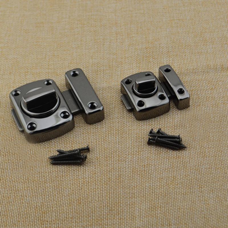 Universal Door Latch Gate Latch Security Sliding Door Lock Bolt Zinc Alloy With Screws