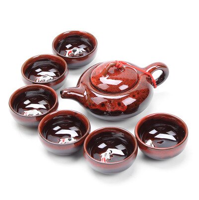 7pcs Tea Sets Exquisite Celadon Tea Set Include 6 ... – Grandado