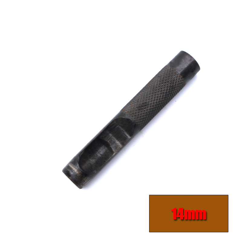 20 größe Stahl Hohl See Stanzen Leder Dichtung Hohl schlagen einstellen Dichtung Gürtel See Hand See Stanzen Zubehör Handwerk Werkzeug: 14mm