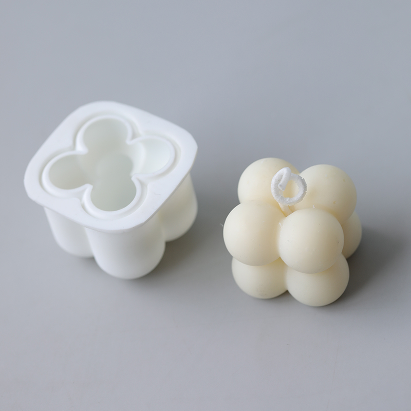 Stampo per candele 3D stampo in silicone fai-da-te stampi per sapone in cera fatti a mano