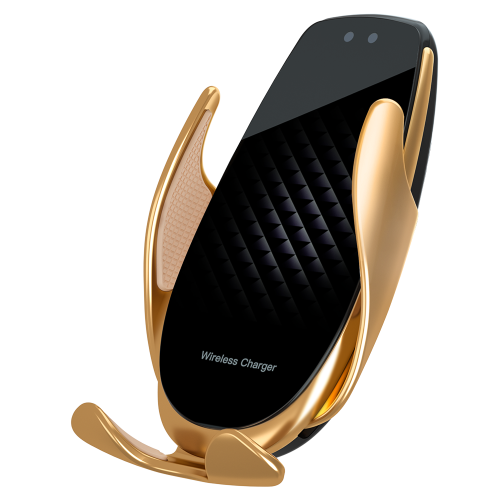 Wireless Car Charger Clip Auto Telefoon Houder Auto-Sensing 15W Snelle Opladen Draadloze Oplader Luchtuitlaat Auto Telefoon houder