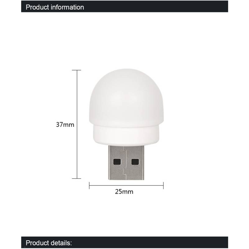 Usb Plug Lamp Computer Mobiele Power Opladen Usb Kleine Boek Lampen Led Oogbescherming Leeslamp Kleine Ronde Night licht
