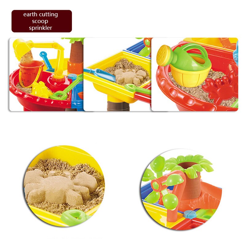 Children's Beach Table Play Sand Pool Set Kids Toys Toys For Children Kid Craft