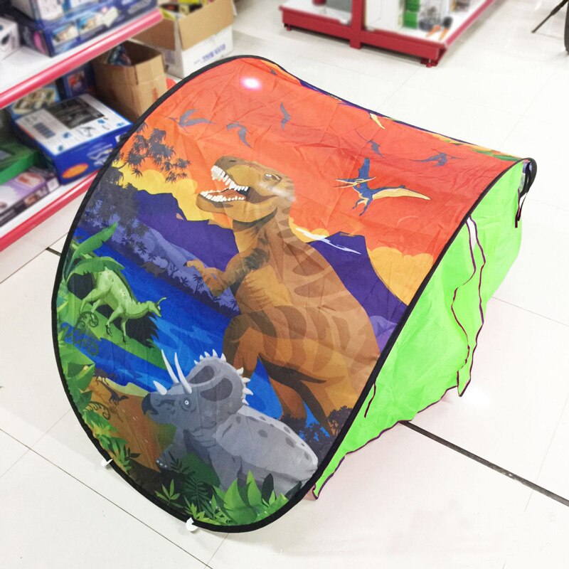 LazyChild New Star Unicorn tende tende per bambini tenda a stella reti da letto pieghevoli per interni regalo di compleanno per bambino nuovo Dropshipping: dinosaur