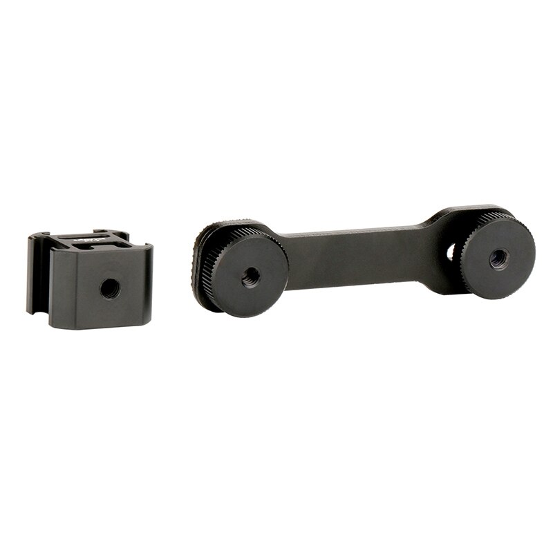 Ulanzi 1Pcs Pt-3 Extention Bar W 3 Cold Shoe Mounts & 1Pcs Pt-7 Cold Shoe Stand Bracket Extension Plate with Screw