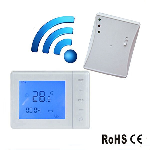 Trådløs termostat til infrarøde varmeapparater rf kontrol 433 mhz temperaturregulator