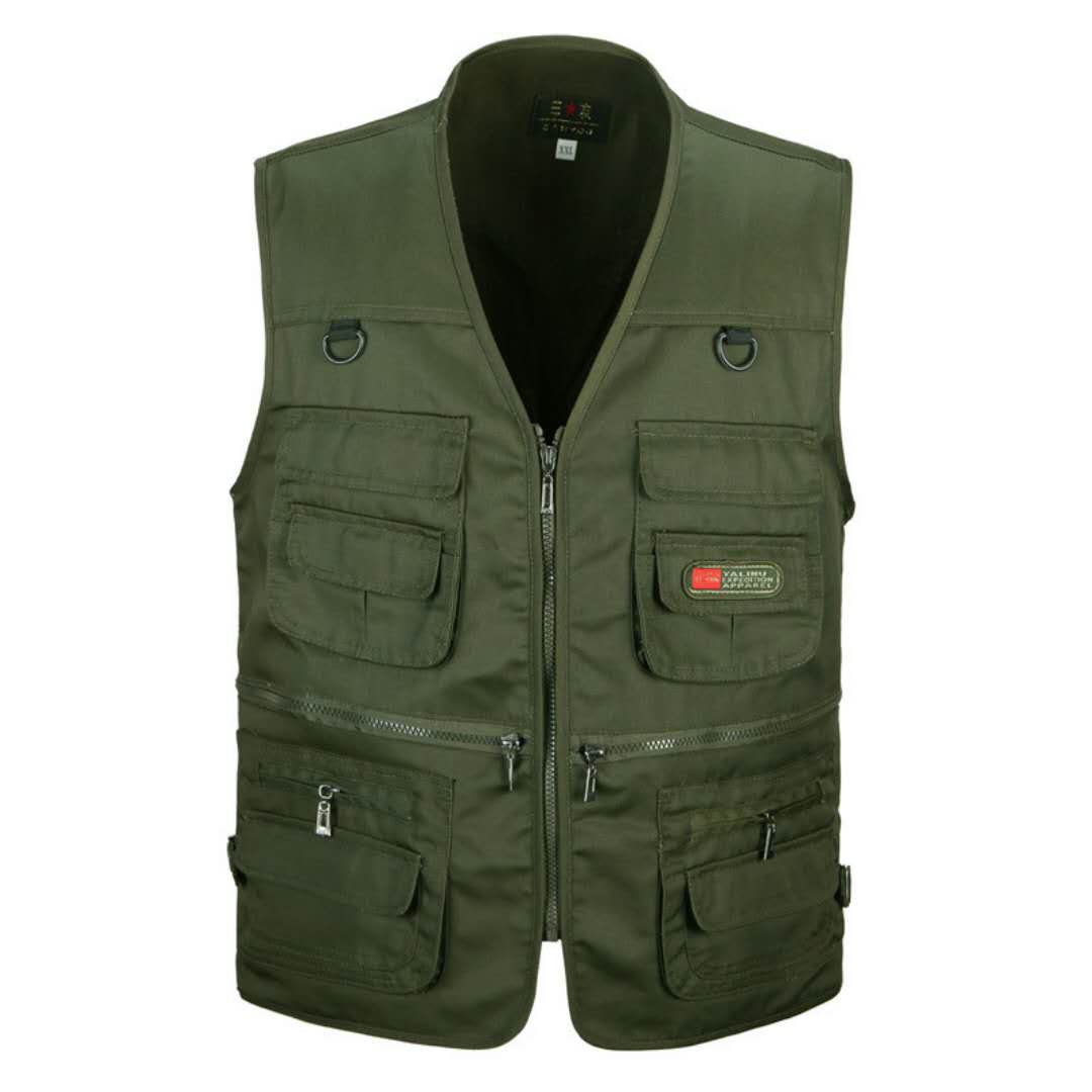 Meer dan Mannen Mesh Vest Pocket Tooling Vest Zomer Dunne Multifunctionele Vest