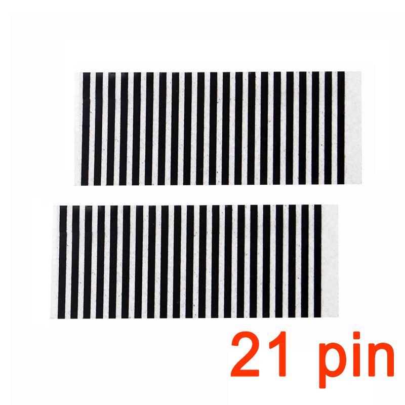3 Stks/partij 21pin Zebra Strepen Flexibele Kabel Trein Papier Voor Tomahawk TW-9010 TW-9020 TW9030 Key Fob Remote Key Lcd Display