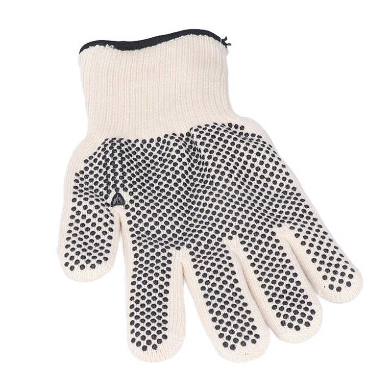 Heat Insulating Gloves Washable Flexible BBQ Grill Gloves Comfortable Open Fire Proof for Firepit