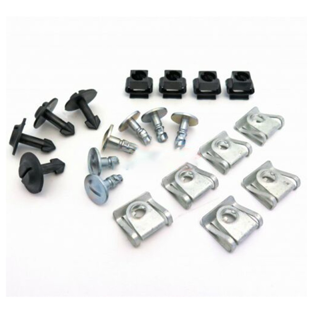 20pcs Car Accessories Engine Undertray Underbody Shield Clips Door Strips Fit For A3 A4 A6 A8 For Car Chassis Components