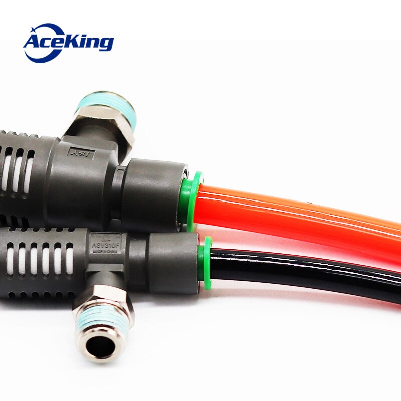 Pneumatic quick plug asv310f-01-06s quick exhaust throttle asv410f-02-08s/asv510f-03-10s muffled speed fast exhaust