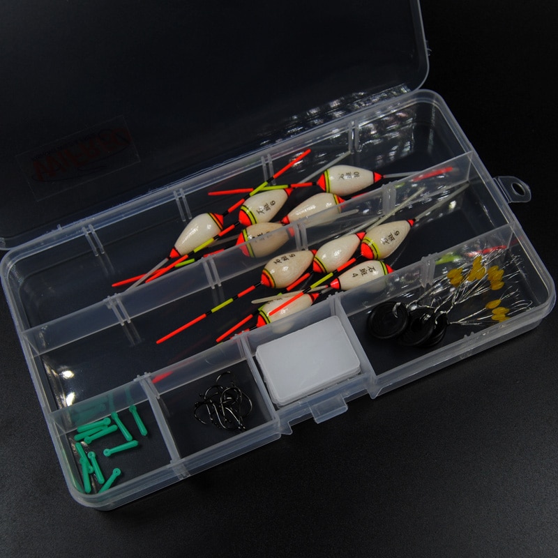 Assorted Mini Float Combo 0.5g ~ 0.8g Pole Fishing Maggot Worm Floats Pond / Lake Ice Fishing Tackles free hooks & stops