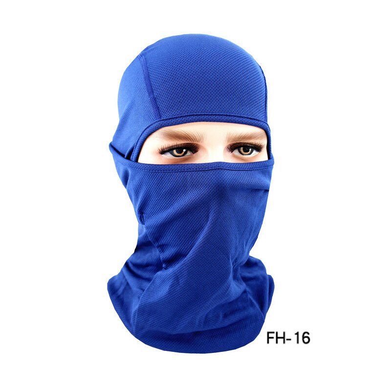 Gittergewebe Lycra Radfahren Maske voll Gesicht Schild Sport Lauf Jagd Fahrrad Schal Männer Frauen Hals Wärmer Sturmhaube Kopf Abdeckung Bandana MTB: Farbe 16