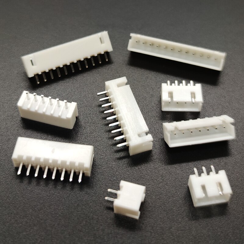 40 pièces XH2.54 2.54mm prise connecteur broche en-tête broche droite 2p-12p total 11 types
