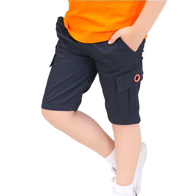 Shorts d'été pour garçons, pantalons courts pour enfants, coton, taille élastique, , BC126, décontracté