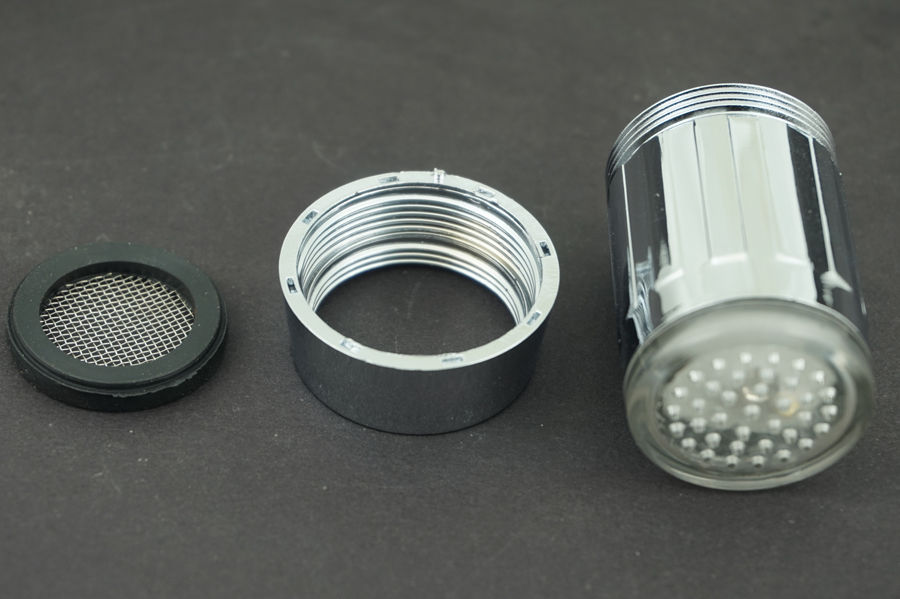 LED Light Glow Temperature Sensor For Kitchen Vessel Sink Mixer Faucet Water Tap