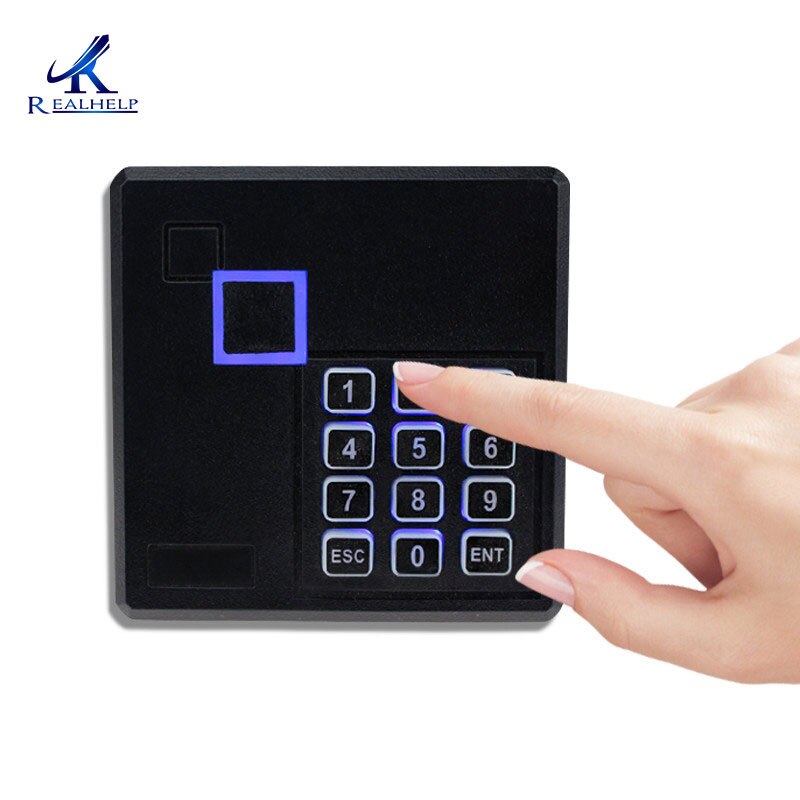 13.56MHZ Card Reader for Access Control Board Door Access Keypad Card Reader RFID Wiegand 26 34 Protocol: Code  125KHZ