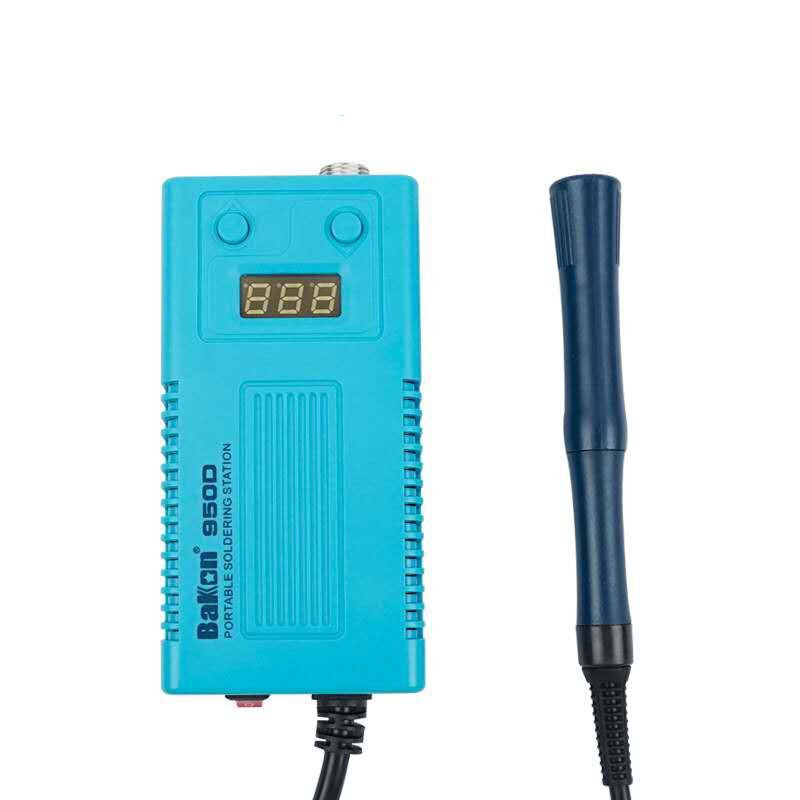 Bakon-soldador eléctrico portátil 950D, estación de soldadura BGA antiestática, herramienta de soldadura con puntas sin plomo T13