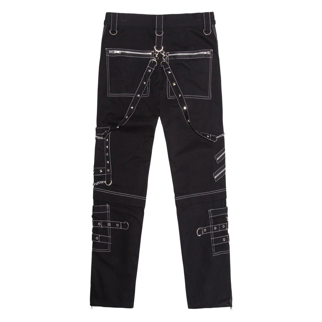 Pantalones Informales Con Personalidad Para Hombre Pantalón Gótico Punk Rock Bondage Grandado 5126