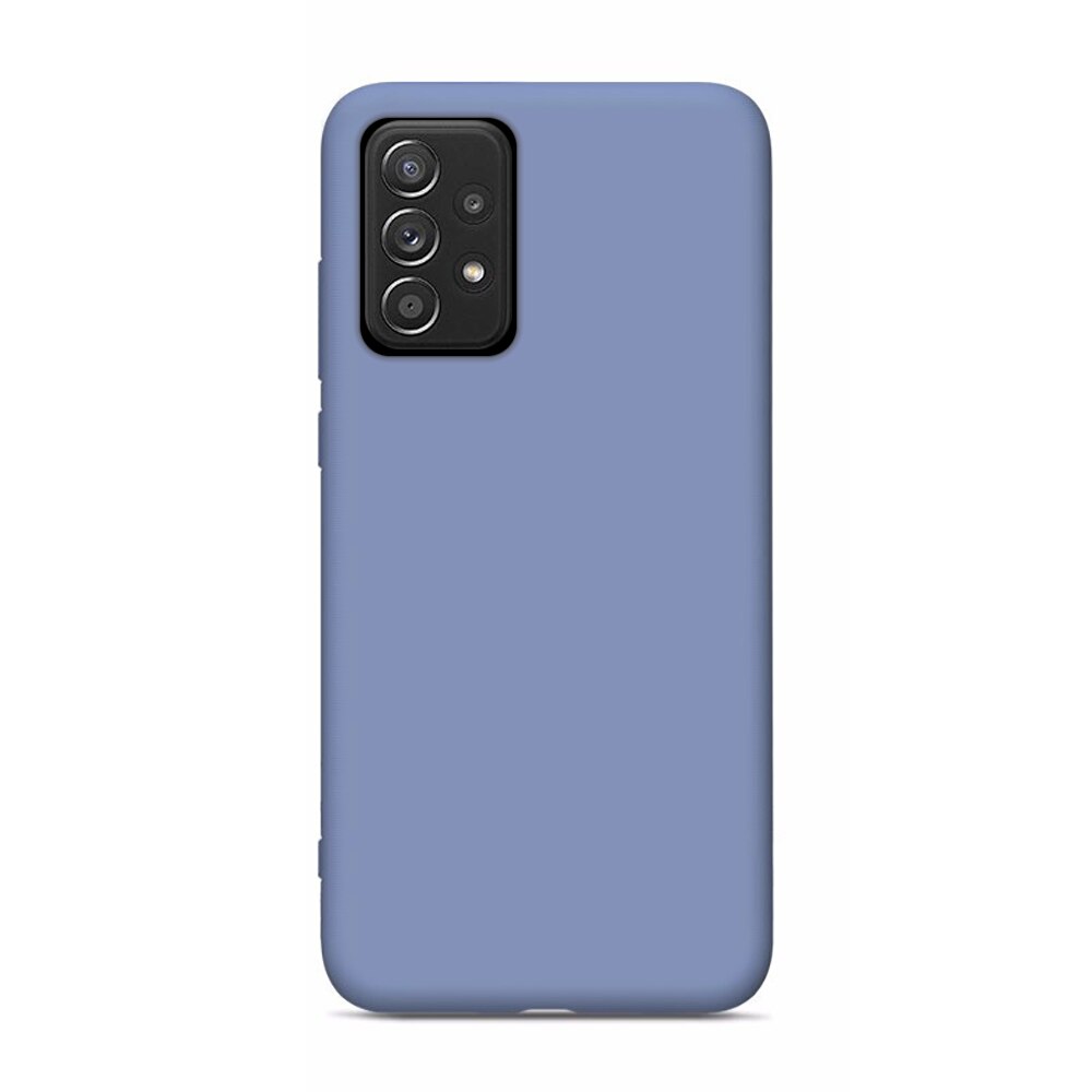 A32 5G Case Liquid Silicone Soft Phone Covers Case for Samsung Galaxy A32 A 32 5G SM-A326B/DSN 6.5'' Shockproof Protective Coque: A32 5G (6.5inch) / Gray Purple