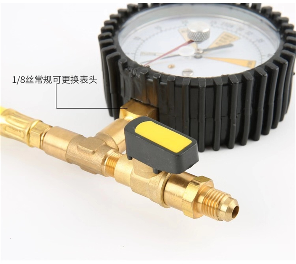 Stickstoff Druck Prüfung Messgerät für Klimaanlage, Kältemittel, Auto, Zentrale Klimaanlage Druck Stickstoff Messgerät