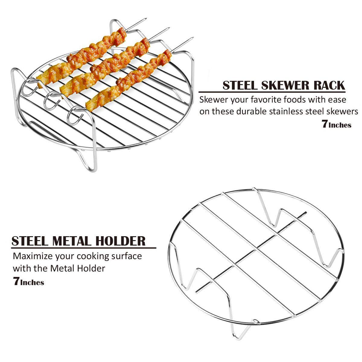 Air Fryer Accessories Air Fryer Set for Phillips Cozyna Air Fryer and Gowise Air Fryer Fit all 3.7QT - 5.3QT - 5.8QT 100pcs No