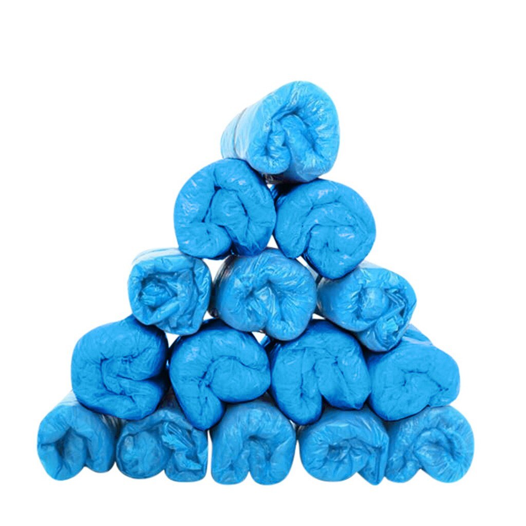 100/200pc copriscarpe protettivo copriscarpe in plastica impermeabile copriscarpe antiscivolo per escursionismo antipioggia per esterni addensare 15x40cm # SRN