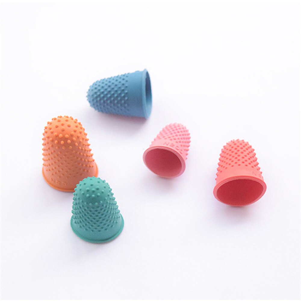 5 sztuk liczenie stożek gumy naparstek ochraniacz szycia Quilter opuszka palca rękodzieło robótki szycia akcesoria kuchenne