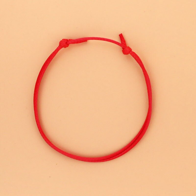 1x Protection Good Luck Bracelet Lucky Red String Rope Handmade Bracelet Women Men Lucky Jewelry Wish Card Success Bangle