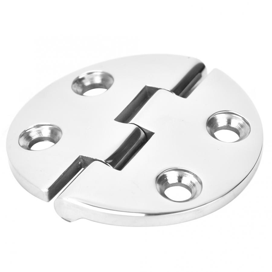 Stainless Steel Round Hinge Door Installation Tool Furniture Hardware Fittings 64x64x4.5mm