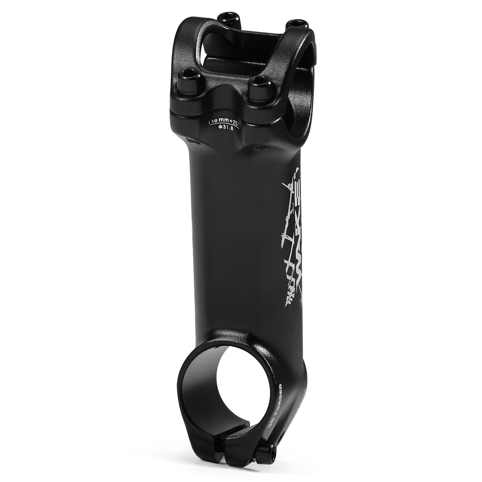 WAKE Bicycle Stem Ultralight Bicycle Stem 17 Degree Mountain Road Bike Stem for 31.8mm Handlebar Stem 110mm 90mm 70mm 60mm