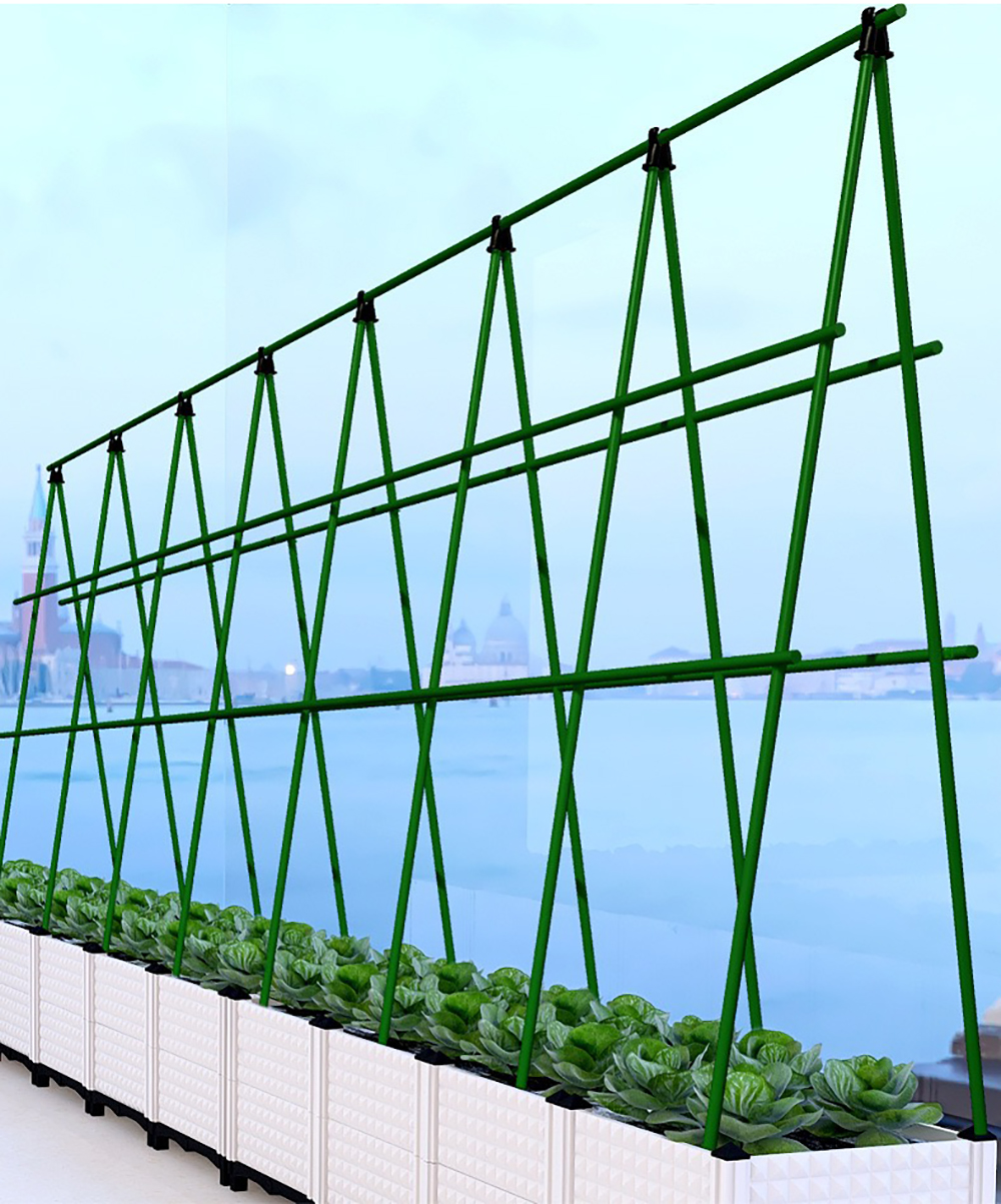 10 PCS Universal Plastic Clips Plant Support Fixed Connector Pillars Gardening 11mm Fixed Bracket Climbing Pergola Connector