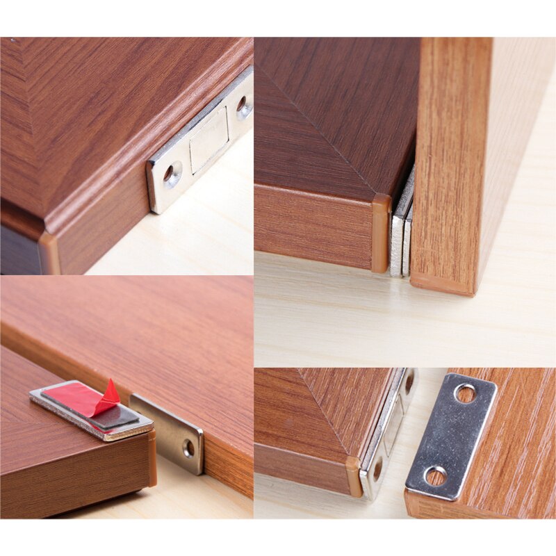 Punch-free Magnetic Door Closer Cabinet Door Magnets Ultra Thin for Kitchen Cupboard Wardrobe Closet B99